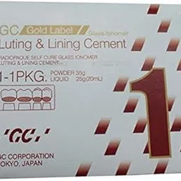 GC Glass Ionomer Luting Cement 35Gm No 1 5.5X6X5" White-picture-22