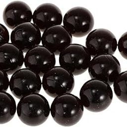 Enakshi (LABEL) Creations 20X 16Mm Clear Glass Marbles Kids Game Toy Vase Fish Tank Decor BlackToys & Hobbies|Educational| Educational Toys-17