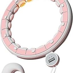 Silent Infinity Smart Hoops with Counter 22"-44", 22 Detachable Links, Weighted Exercise Hoola Equipment, 2 in 4 Abdomen Fitness Massage,Infinity Hoop Weighted Infinity Hoop-image-37
