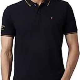Men's Premium Solid Polo T-Shirt Slim fit with Color Fastness-image-41