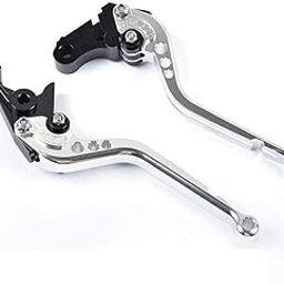 OLGA Yamaha R15 V3 Non-ABS Only (NOT for V1 and V2) Adjustable Brake Clutch Lever (Silver)-2