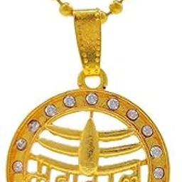 Gold Plated Eye Religious Hindu God Chain Locket Mahakal Pendant Spiritual Jewelry Necklace for Men Women-image-41