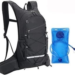 Trekking Backpack with 2L Water Bladder, Waterproof Travel Pack for Hiking Camping Running, Professional Hiking Backpack for Men Women Kids BPA Free-image-32