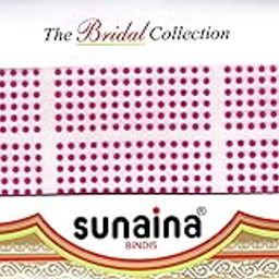 Sunaina Bridal Collection Dark Pink Bindi for Women (size-8) (Size 2mm)-image-41