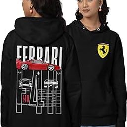 Supercars Collection Printed Graphic Hoodie for Women and Men-image-64