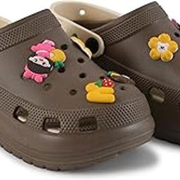 Cute Cartoon Embellished Fashionable Comfortable Lightweight and Funky Slip-On Clogs for Women & Girls-image-100