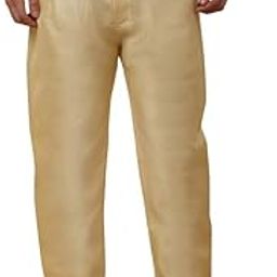 Men's Silk Blend Beige Elastic Waistband Pyjama For Kurta-picture-46