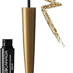 FACESCANADA Ultime Pro Glitter Liquid Eyeliner - Gold 01, 1.7Ml | Shimmery Finish | Long-Lasting | Intense Pigt | Excellent Color Payoff | Smooth Application-image-2