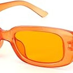 Tangerine Tint Sunglasses for Men & Women | Stylish Unisex Goggles | Trendy Shades | Designer Eyewear | UV Protection Frame | Travel Fashion Accessories-image-88
