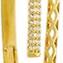 Fashion Jewellery White Gold Polished Zircon Kada With Locking System |Best For Gifting, Bride, Bridemaids & Special Occasion | Zircon Kada For Women - 440856-image-53