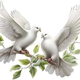 ATORSE White Dove Metal Wall Decor Hanging Bird Sculpture for Office Home Classroom|Home & Garden|Home D?©cor|Figurines-image-61
