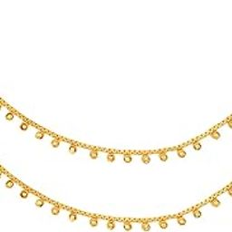Gold Plated Stylish Anklet Fancy Payal Fashion Jewellery for Women-image-92