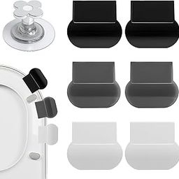 TecoKart® 6 Pcs Toilet Seat Lifter and 1 Pcs Flower Lid Clip, Hygienic Toilet Accessories Toilet Seat Lifter Clip Toilet Lifter Universal Fit for Daily Use at Home, Office, Hotel & Public Places-image-24