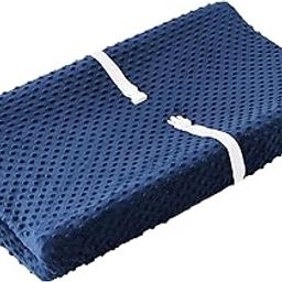 Baby Changing Pad Cover, Super Soft Minky Dot Diaper Changing Table Covers for Baby Girls and Boys, Ultra Comfortable, Safe for Babies, Fit 32"/34'' x 16" Pad (Estate Blue)-image-60