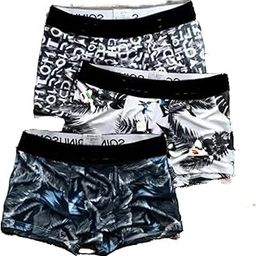 93 Pack of 3 Printed Underwear for Men Briefs-54
