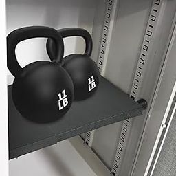zsttion Adjustable Locker Organizer Shelf, 30LB Load-Bearing Metal Locker Shelf for Schools, Offices, Gyms, Locker Shelf Expandable to Fit Your Locker 11-18” (1, Black)-image-44