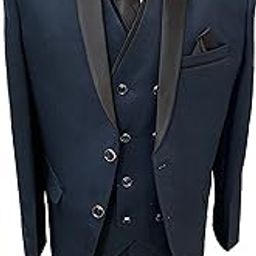 Solid Single Breasted Tuxedo Coat Suit for Men-image-97
