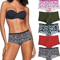 Cotton Plus Size Boy Shorts Panties for Women and Teenage Bloomer Hipster Boy Leg Boxer Briefs Combo Pack (Prints & Colours May Vary) Multicolour-picture-16