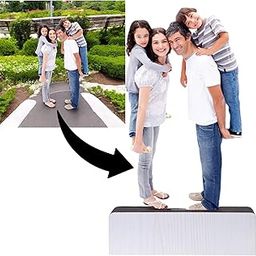Personalized Wooden Cutout Photo Frame – Customized Picture Display with Name or Message – Unique Gift for Special Occasions (Family)-31