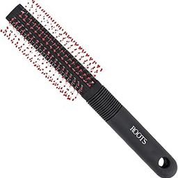 Roots - Truglam Black Hair Brushes - Designed with Perfectly Rounded Soft Red Tip Flexible Bristles - Everyday Use for Men and Women - 2012B2-33