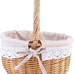 LIOOBO Picnic in Pastoral Style Portable Rattan Basket for Wedding Banquet-image-54