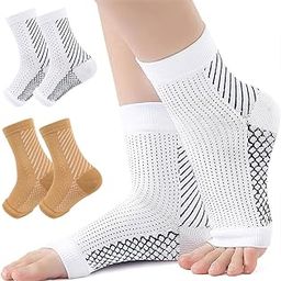 Compression Socks for Women – 2 Pairs Pain Relief Socks for Plantar Fasciitis, Swollen Ankles & Neuropathy – Foot Alignment Socks for Women with Superior Foot Support(S/M)-13