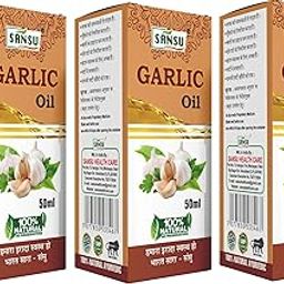 Sansu Garlic Oil 50ml (Pack of 3) | Ayurvedic & Natural.-image-92