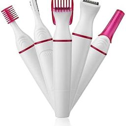Orovo Sensitive Touch Expert Painless Trimmer Beauty face, Under-arms, Grooming Kit Body Groomer 60 min Runtime 2 Length Settings (White)-image-2