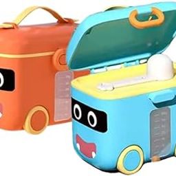 Closecret Milk Powder Dispenser Baby, Milk Powder Dispenser, Infant Food Box, Milk Powder Storage Box, Portable Milk Powder Container, Milk Powder Box (BPA Free) (Multicolor Any One)-image-52