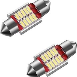 Allextreme EX31SDW 10 LED Universal Car Interior Super Bright Roof Light Reading Dome Bulb Lamp with Festoon Holder (5W, White, 2 PCS)-11