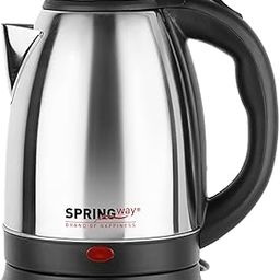 SPRINGWAY - Brand of Happiness Quick Boil Pro SS 1.8ltr Stainless Steel Electric Kettle (1500W) - Fast Boiling, Safe & Stylish (Silver)-picture-15
