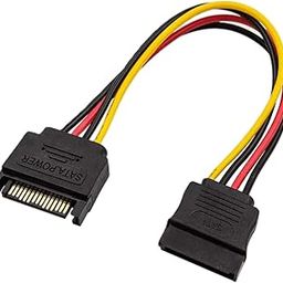 SATA 15pin Male to Female SATA Hard Disk Power Extension Extender Cable Cord for PC HDD SSD Power Cables-image-5