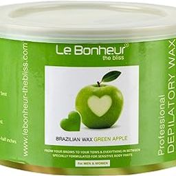 Le Bonheur.. Apple Brazilian Wax for Sensitive Skin and Delicate Areas, Green, 250 g-image-21