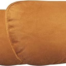 CARIZO Velvet Ergonomic Car Headrest Pillow - Pack Of 2 Travel In Comfort With Adjustable Support For Long Drives! (Tan)-picture-17