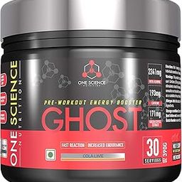 One Science Nutrition (OSN) Ghost Pre-Workout with Vitamin C and Green Tea Extract for Lean Muscles Building | Strength | Powerful Pumps | Next Generation Pre-workout Formulation - 30 Servings - Cola Lime-5