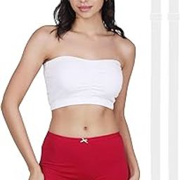 Essentials Tube Bra for Women's with Detachable Strap, Cotton Padded Full Coverage Bra, Non-Wired Women's T-Shirt Gym Bra, Solid Stylish Training Bra (Pack of 1)-image-23