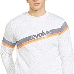 Men Regular Fit Typography Crew Neck Overhead Sweatshirt-image-114