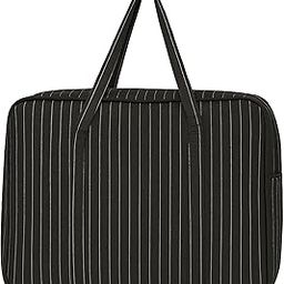 HOUSE FOX Jumbo XXXL Cotton 142 Litre Underbed Storage Bag for Double Blanket | Quilt | Clothes | Traveling Storage Bag with Heavy Zipper & Strong Handle MultiPurpose Size –70x60x34 Cm (Black, 1 Pc)-picture-21