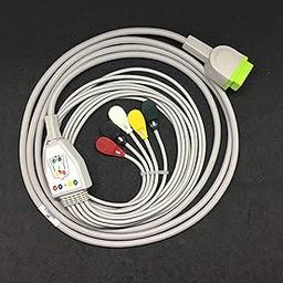 5 Lead ECG Cable Compatible with GE B20,B560,GE-Dash-2500,B40,B650-11Pin Snap Type.-11