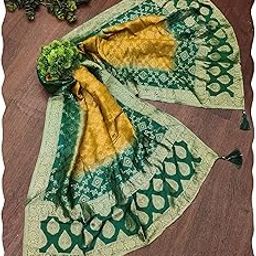 Women's Banarasi Silk Ethnic Motiff Design Dupatta-30