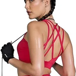 kica Women's Polyester Wire Free Modern Sports Bra-picture-8