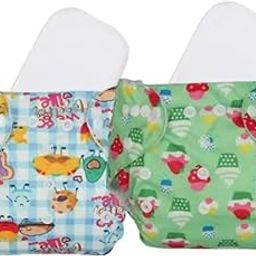 Kogar New Print Cloth Button Diaper Reuse Nappy Baby Pants With Insert For (0-3Y)-image-30