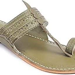 Men's Unique Seaweed Kolhapuri Chappal Star Punching Designed Smooth And Comfortable Stylish Durable Flip Flops Anti Slip Design Slippers Traditional Indian Footwear-10