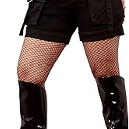 miss chase a+ Women's Flared High Rise Regular Stretchable Denim Shorts-picture-47
