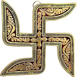 NEO CLASSIC® Swastik for Door Entrance - Vastu Items for Home for Good Luck | Metal Swastik Symbol | Welcome Home Wall Hanging | Main Door Decoration (Python)-image-55