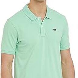 arrow Men Cotton Solid Regular Fit Polo T-Shirt-picture-1
