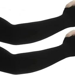 ZIBELL UV Protection Arm Sleeves with Thumb Hole, Pack of 2 for Men & Women, Sun Protection Sleeves for Running, Hand Cover for Bike Riding Nylon-image-65
