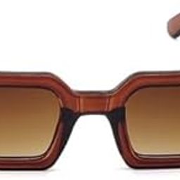 UV Protected Rectanglular Retro Driving Narrow Square Frame Sunglasses for Women-image-84