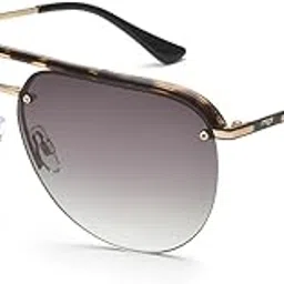 image 100% UV Protected Sunglasses Gradient Full-frame Aviator Poly-carbonate Lens for Men-picture-6
