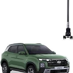 Decorative Car Bonnet and Dicky Show Antenna Suitable for Creta 2024-0